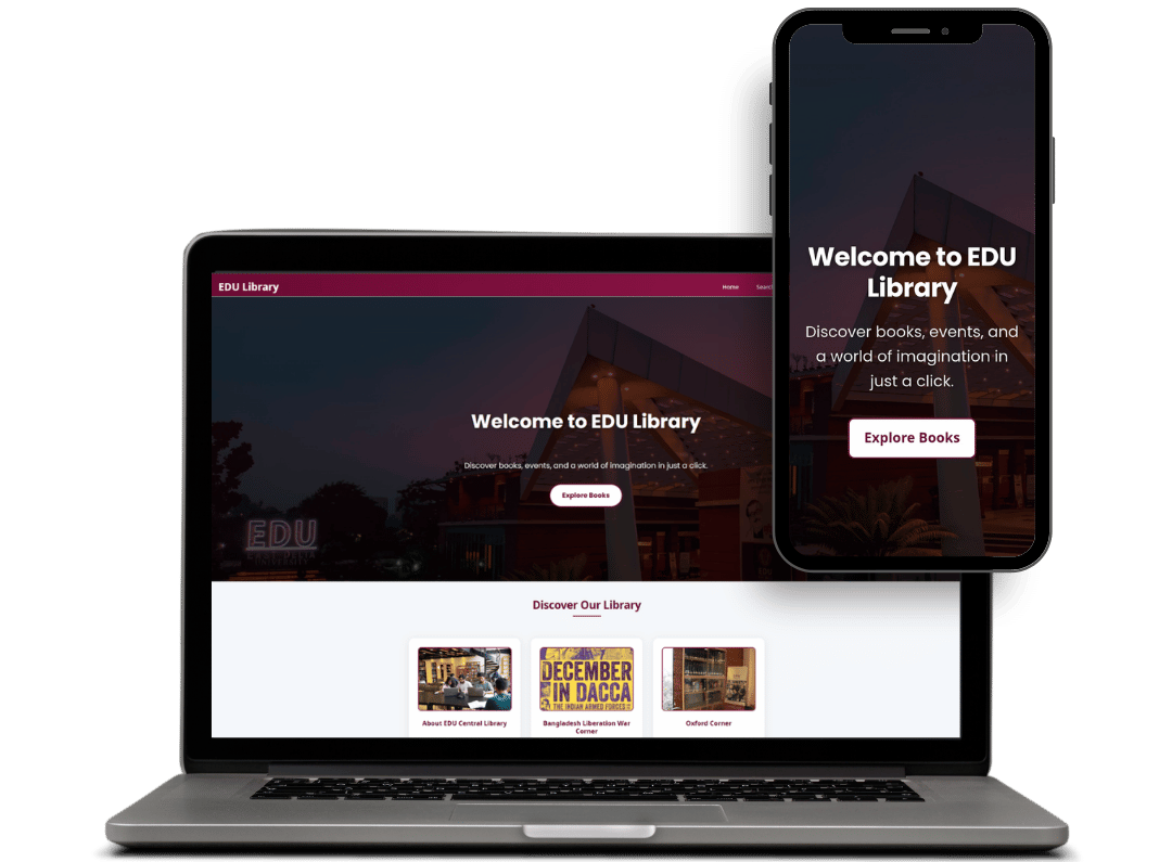 East Delta University Library Dashboard